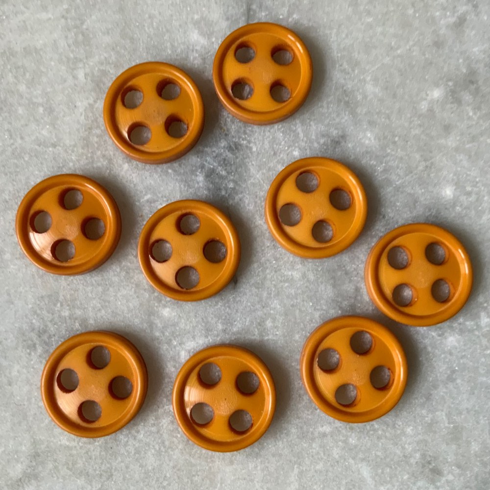 Vintage Orange Buttons